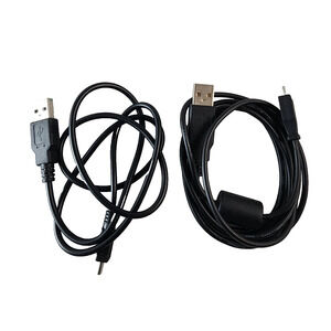 Assorted Length USB Type A to Micro Type B USB Cable Cord (2 Cables) Used.